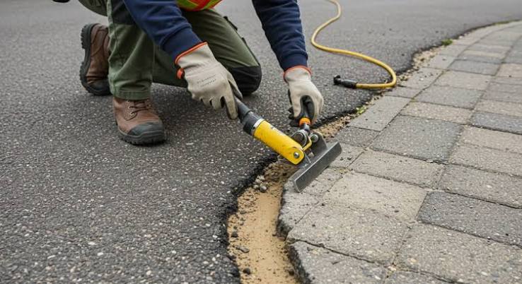 concrete trip hazard repair visual guide