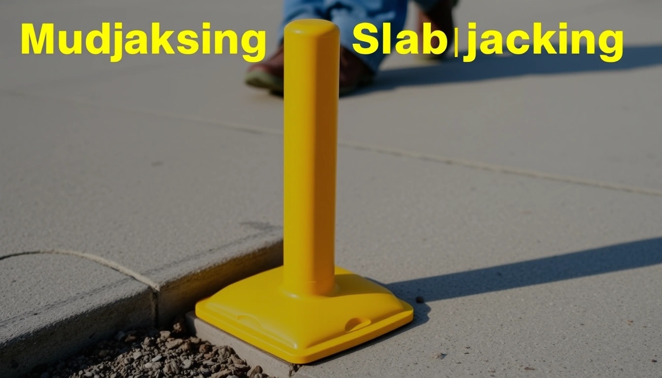mudjacking vs slabjacking for sidewalk trip hazards