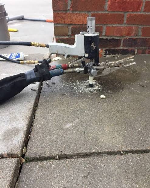 visual guide to polyurethane foam injection leveling